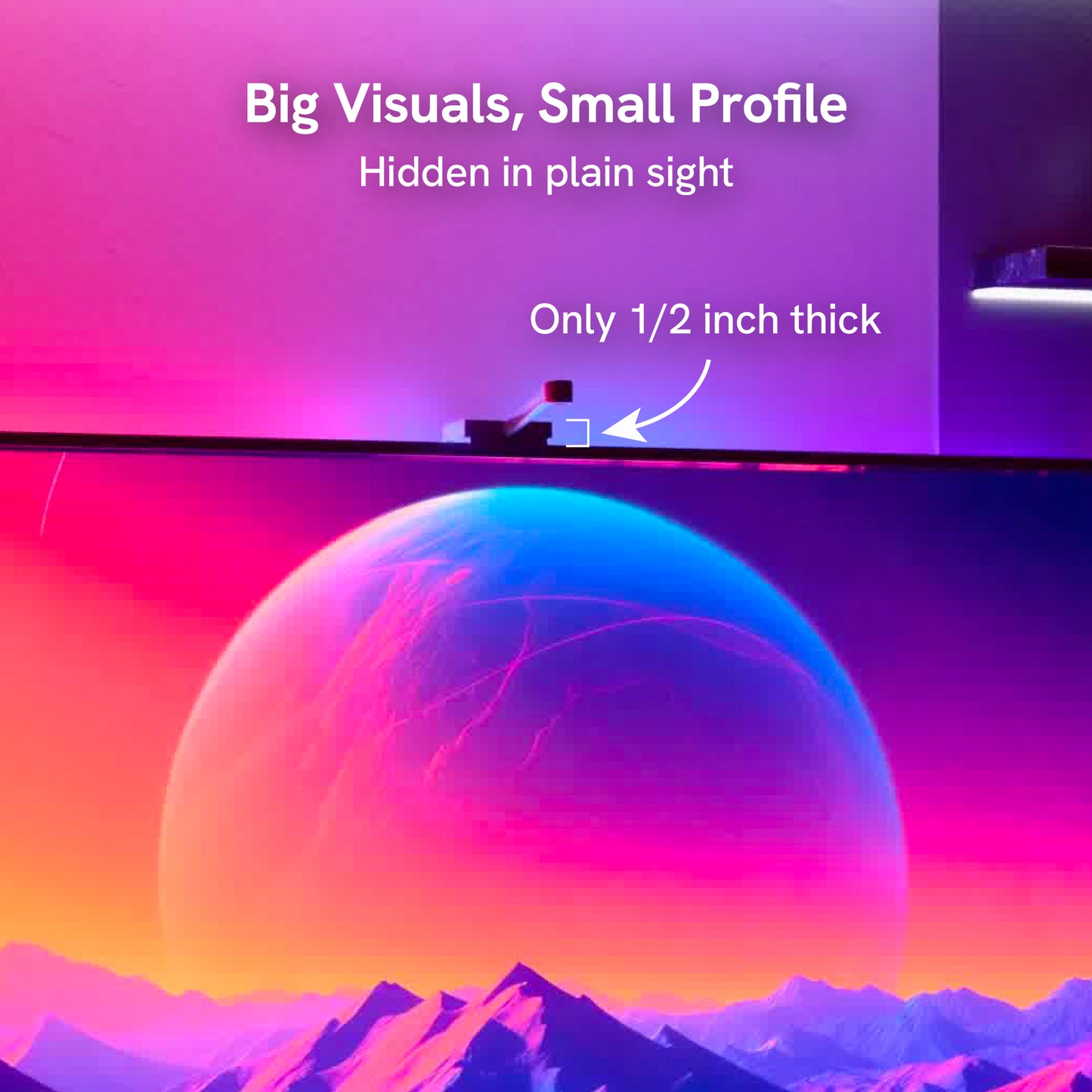 Aura TV Backlight + Ambient Floor Lamp Bundle